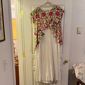 Vintage Floral Multicolor Dress